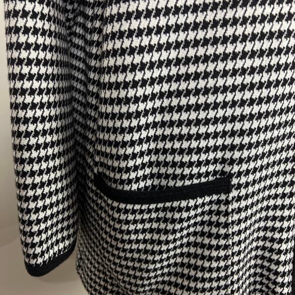 French Navy 1/4 Zip-Up Oversized Cardigan Plz read sizing descrip & measurements - Picture 3 of 9